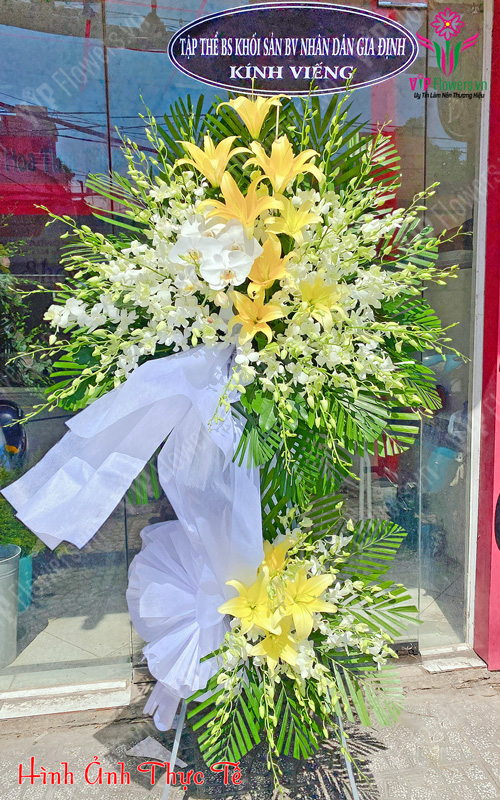 Hoa tang lễ tại Shop hoa tươi Tân Châu